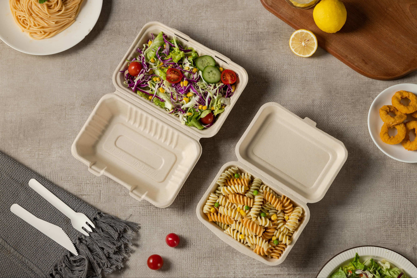 9*6" Bagasse Tray - 250pcs